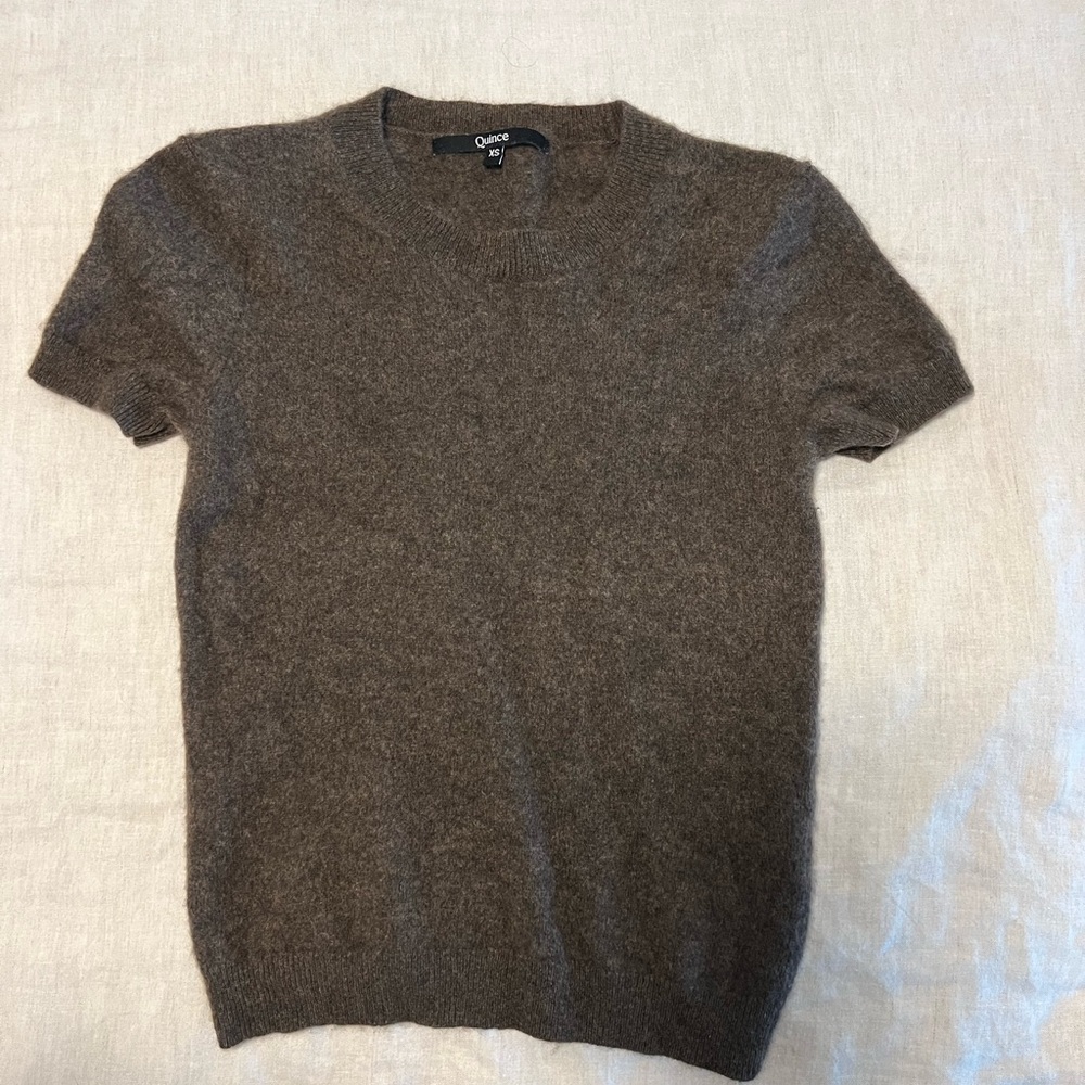 Quince Mongolian Cashmere Tee